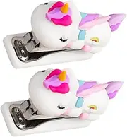 DOITOOL Mini Stapler Set 2pcs Desk Accessories Cute Hand Stapler for Office School Study Decorative