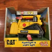 BRAND NEW Caterpillar Bulldozer Flashlight & Night Light CAT FREE SHIPPING