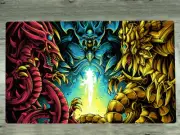 Yu-Gi-Oh! Playmat CCG TCG Mat Osiris the Sky Dragon Yami Yuugi Card Game Mat New