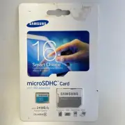 Samsung 16GB microSD micro SDHC Memory Card w/ Adapter New in Package