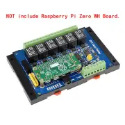 6-CH Relay RS485 CAN HAT Case Kit for RPI 0 Raspberry Pi Zero 2 W WH 0W V1.3