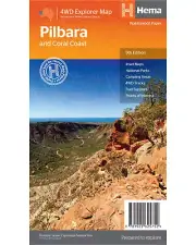 Hema Map Regional Wa - Pilbara And Coral Coast