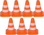 Totority Mini Sports Training Cones DIY Miniature Traffic Training Cones Roadblock Sign Toys Traffic Sign Road Cone Toy