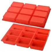 Silicone Mini Loaf Pan, Non-Stick Bread Pan, 9 Cavity Baking Mold for Loaf