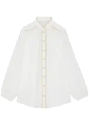 Zimmermann Junie Ramie Blouse - Ivory - 1 (UK 10 / S) 1 (UK 10 / S)