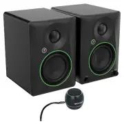 Mackie CR4.5 4.5" Powered Studio Monitors w/Tone Control+Portable Home Speaker
