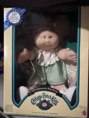 NEW in Box 15th Anniversary Special Edition Cabbage Patch Kids Doll Brown Hair