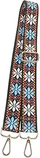 Milisten Adjustable Retro Banjo Strap Vintage Pattern Shoulder Strap for Banjos Mandolins Bags Wide Durable Comfortable for Musicians for Performance and Practice