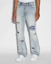 Bronko Bootcut Jeans Dyanamite Metal - Light Blue Denim | Ksubi ++