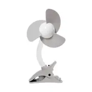 Dreambaby Ezy-Fit Clip-On Outdoor Cooling Fan For Baby Stroller/Pram Grey/White