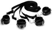 Strict Bed Bondage Restraint Kit Beginners Wrist Ankle Cuffs Handcuffs Fetish