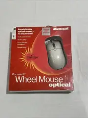 Microsoft Wheel Mouse Optical X05-41707 - USB PS/2 - New Sealed