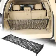 Car Trunk Double-Layer Storage Net Tidy Mesh For Toyota Land Cruiser 2010-2017
