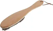 BESPORTBLE Horsehair Brush Lint Remover for Clothes Suit Cleaning Brush Wooden Handle Soft Horsehair Detangler for Coats