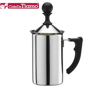 【三山咖啡】 Tiamo 雙層濾網奶泡杯 300/400ml (HA1529/HA1610)