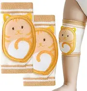 [Generic] Baby Knee Pads, Toddler Knee Pads for Crawling, Comfortable Knee Pads for Toddlers, Elbow Pads, Crawling Knee Pads, Non-Slip Walking Protection, Adjustable, Protective Gear for Toddlers