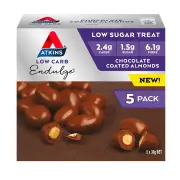 Atkins Endulge Chocolate Coated Almonds 30g X 5