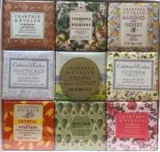CRABTREE & EVELYN Heritage Triple Milled Soap Set of 9 Soaps New in Box