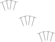 iplusmile 3sets Stainless Steel Decorating Nail Tools for Icing Flowers Medium Diameter Height for Cake and Cupcake Decoration Easy to Use and Clean 4pcs*3