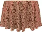 Ultimate Textile Miranda 90-Inch round Damask Tablecloth Bordeaux