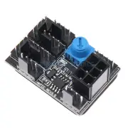 NEW Chassis Fan PWM Hub Speed Controller Computer Cooling Fans PCI-E X1 X16