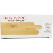 BeautyPro Waxing Spatulas Medium - 100pc