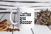 [VidiAmazing] Soccer Player Coach 70s 1970s Retro Mug, Funny Coffee Cup, Birthdays for Men and Women, 11oz Mug ds598