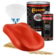 HOT ROD FLATZ Hot Rod Red Gallon Kit URETHANE Flat Auto Car Paint Kit