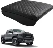 LINOAH Center Console Cover for 2019-2025 Ram 1500 Center Console Cover, Armrest Cushion Pad Cover, PU Leather for 5th Ram 1500 Armrest Cushion Pad Cover Anti-Scratch for Ram 1500 Accessories