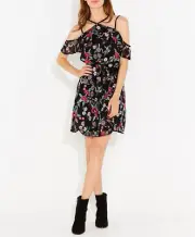 PORTMANS Embroidered Dress S10 The Night is Mine Multicoloured NWT