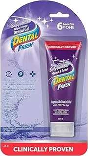 Dental Fresh Enzymatic Plaque & Tartar Dental Gel 71ml – Dog Breath Freshener Formula to Help Overall Dog Dental Care and Brighten Teeth