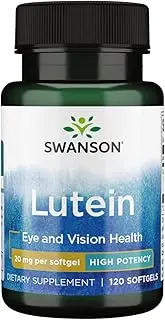 Swanson Lutein 20 Milligrams 120 Sgels