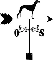 Wind vanes, Outdoor Garden Metal Weather Vane with Farm Tractor Dachshund Ornament Weathervane Wind Direction Indicator Stake Measuring Tool Yard Easy Use