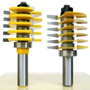 2pc 1/2"SH Adjustable Box & Finger Joint Router Bit Set G