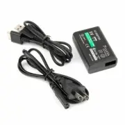 AC Wall Charger Power Supply Adapter USB Sync Data Cable For PS Vita PSV