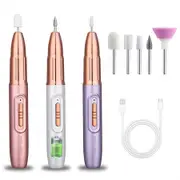 Rechargeable Electric Nail File for Beginner Portable Electric Nail Drill for Home Manicure