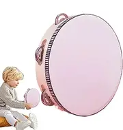 Tambourines for Adults - Dancing Hand Drum for Adults - Percussion Instrument for Professionals Beginners, 8 Inch Tambourines