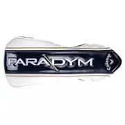 NEW 2023 CALLAWAY PARADYM DRIVER HEADCOVER HEAD COVER WHITE BLUE FREE SHIPPING