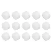 15Pcs Plastic Gears 16 Teeth Plastic Shaft Gears 162AA for RC DIY Robot White