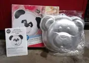 Wilton Animal Crackers Cake Pan Makes Panda Pig Giraffe Cat Box Instructions NEW