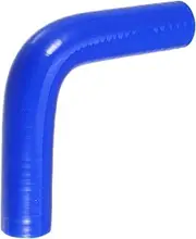 CCWUTQF 19mm 38mm 57mm 63mm 76mm ID 90 Degree Elbow Engine Silicone Hose Set Compatible Car Intercooler Intake Piping with 2 Clamps(80mm ID)
