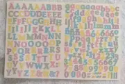 Creative Memories Pastel Mini ABC/123 Stickers Caps Lower Case Brand New NOS