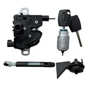 Car Bonnet Hood Release Lock Repair Kit Latch with 2 Keys 4M5AA16B970 for Focus MK2 2004-2012 1355231 4895285 Black