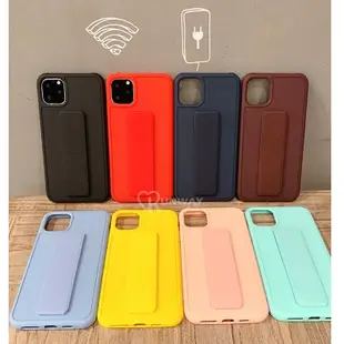 隱形磁吸 變型支架 手機殼 糖果色 iPhone 6 7 8 11 12 pro蘋果手機殼 全包邊軟殼 防摔殼 保護殼