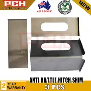 PCH Anti Rattle Hitch Shim Kit 3pc Tow Bar Tongue Caravan Trailer