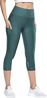 [Generic] Womens Yoga Pants Tummy Control Running Sweatpants Sexy Buttery Soft Regular & Plus Size, Blue, Medium