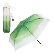 Tabi suru Kissa × Wpc. Cream Soda Folding Vinyl Umbrella Green ver. Japan F/S