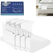 4Pcs Bed Sheet Holders Straps Detachable Sheet Clips with Lock Strips, Bed Corner Fasteners Straps Lock Sheet Holders Keep Sheets Firm and Tight Easy Installation (Style 1)