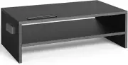 ERGO TAB Monitor Stand Riser, 16.5 Inch 2 Tier Desk Organizer - BLACK
