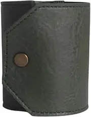 [APLVFFZH] Cash Wrap Wallet Organizer for Money with Clasp and Pouch for Travel, Grey, as described